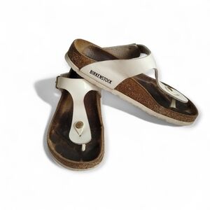 Birkenstock GIZEH White Womens Sandals Size 39